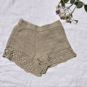 Crochet shorts